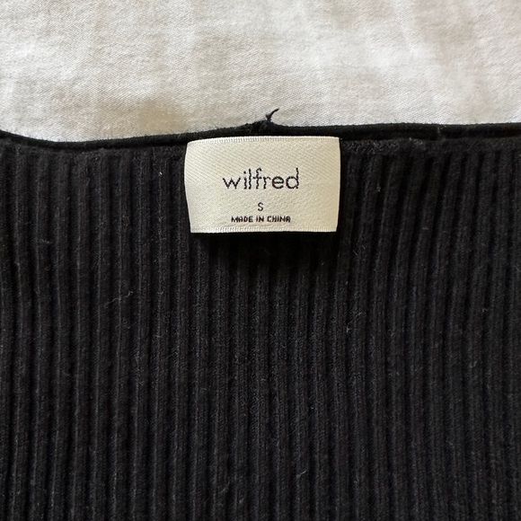 Aritzia WILFRED gabrielle dress in black - Picture 4 of 7